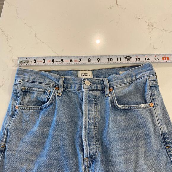 Citizens of Humanity Charlotte High-Rise Straight-Leg Jeans Distressed‎ Size 27 - Picture 10 of 12